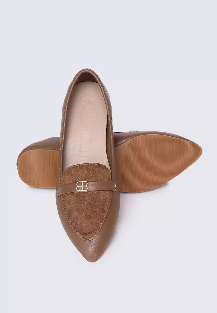 My Ballerine Choco Soufflé Comfy Loafers