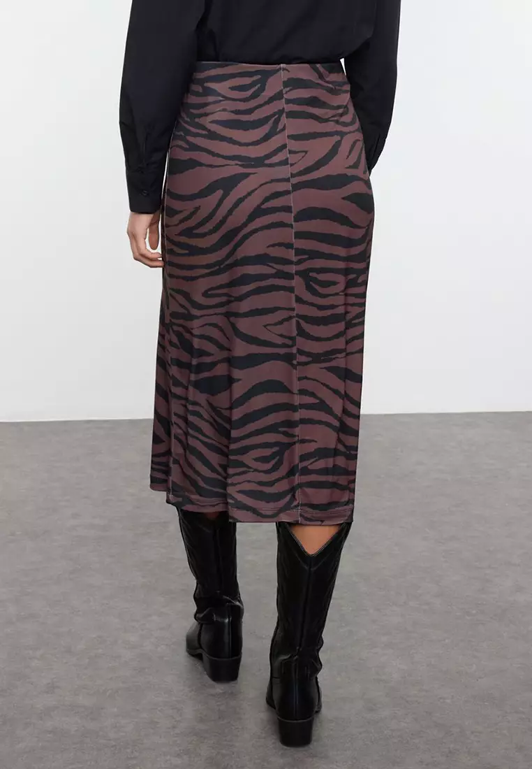 Zebra Pattern Skirt