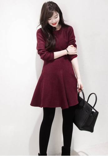 Sunnydaysweety S S Boutique Slim Simple One Piece Dress K0505rd 21 Buy Sunnydaysweety Online Zalora Hong Kong