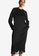 COS black Organza-Panelled Midi Dress 23634AAAA6F8E4GS_1