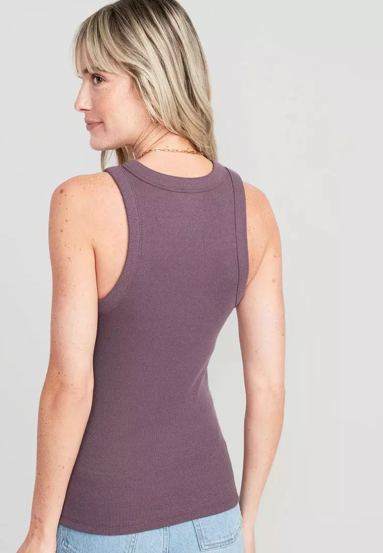 Rib-Knit Tank Top For Women