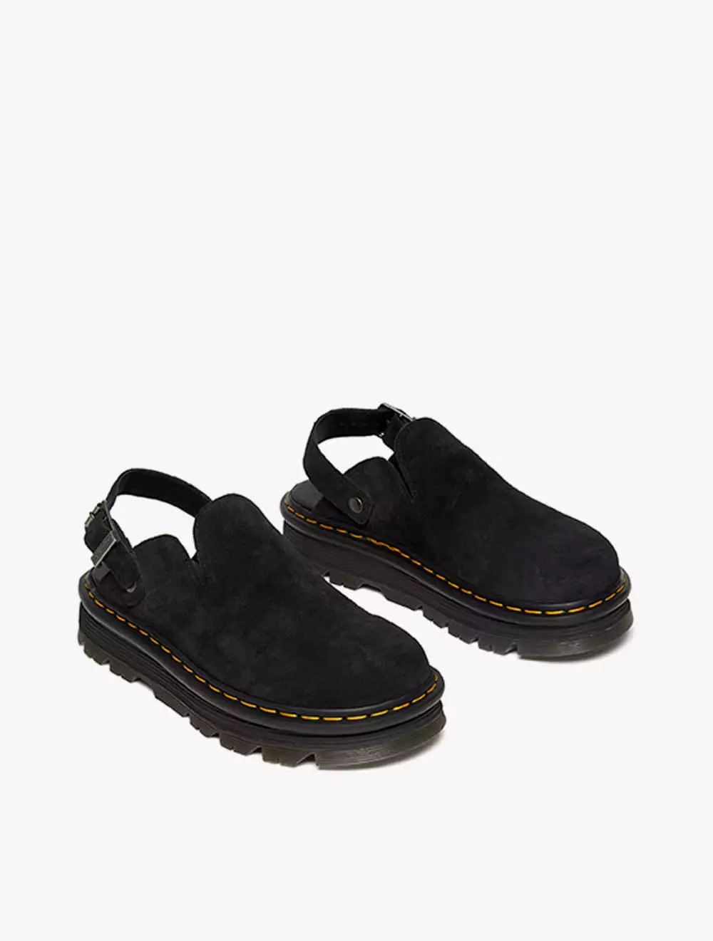 E H Suede Mb Unisex Sandals - Black E.H Suede