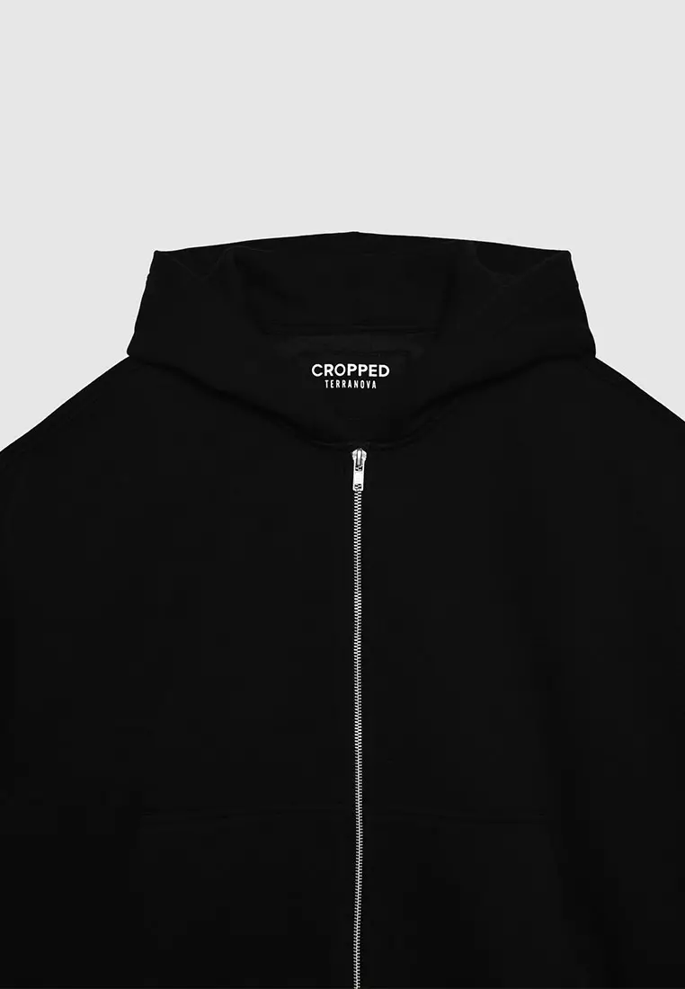 Men's Cropped Full-Zip Jacket
