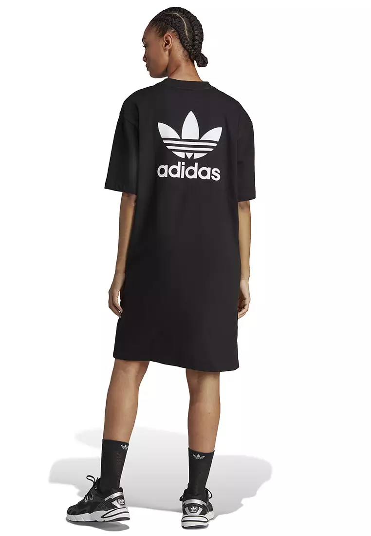 Adidas originals adicolor big trefoil store tee dress