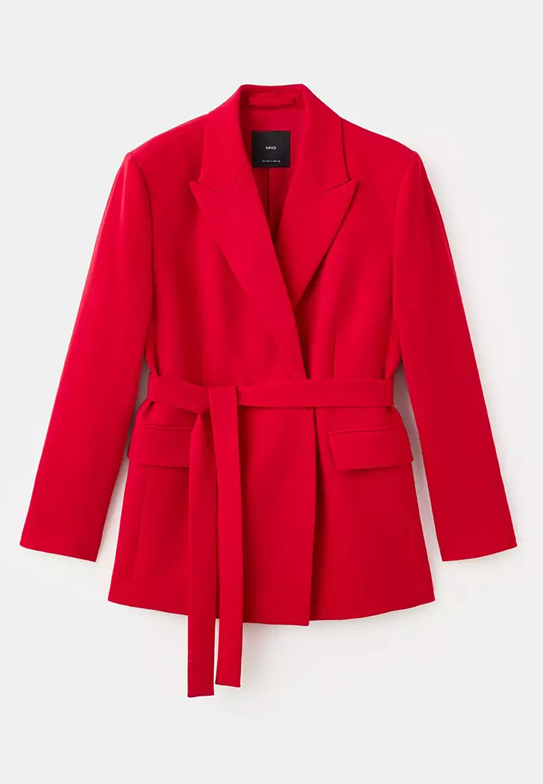 Suit Jacket With Scarf