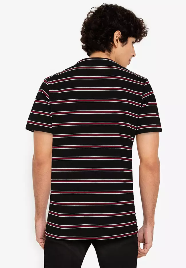Stripes Tees with Pocket