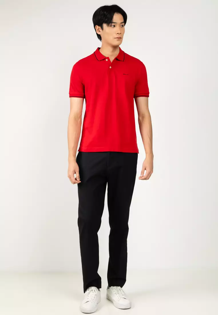 Tipped Piqué Polo Shirt