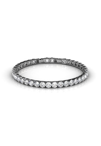 Her Jewellery Crystal Tennis Bracelet -  Made with premium grade crystals from Austria HE210AC48FUXSG_1