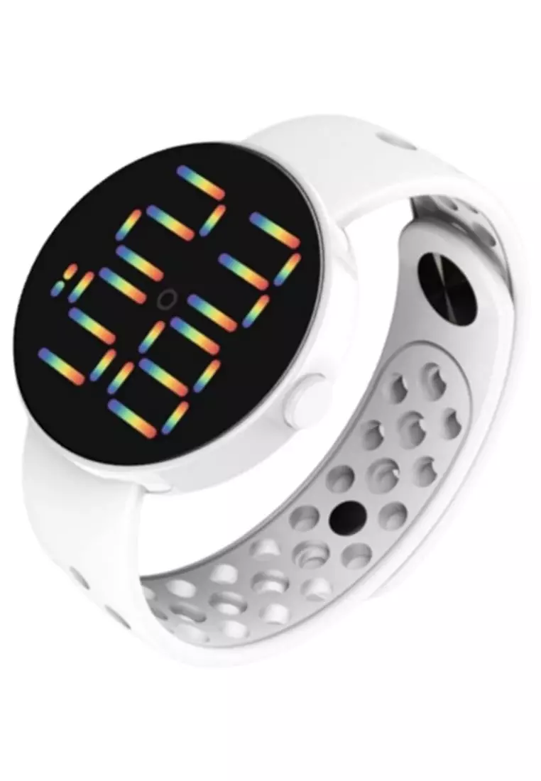 Jam Tangan Pria Digital Waterproof Many Function Strap Tali Material Silicone IR24 ORIGINAL