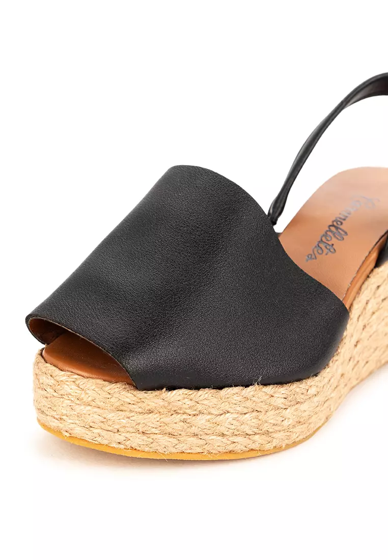 Sling Back Wedge Sandals