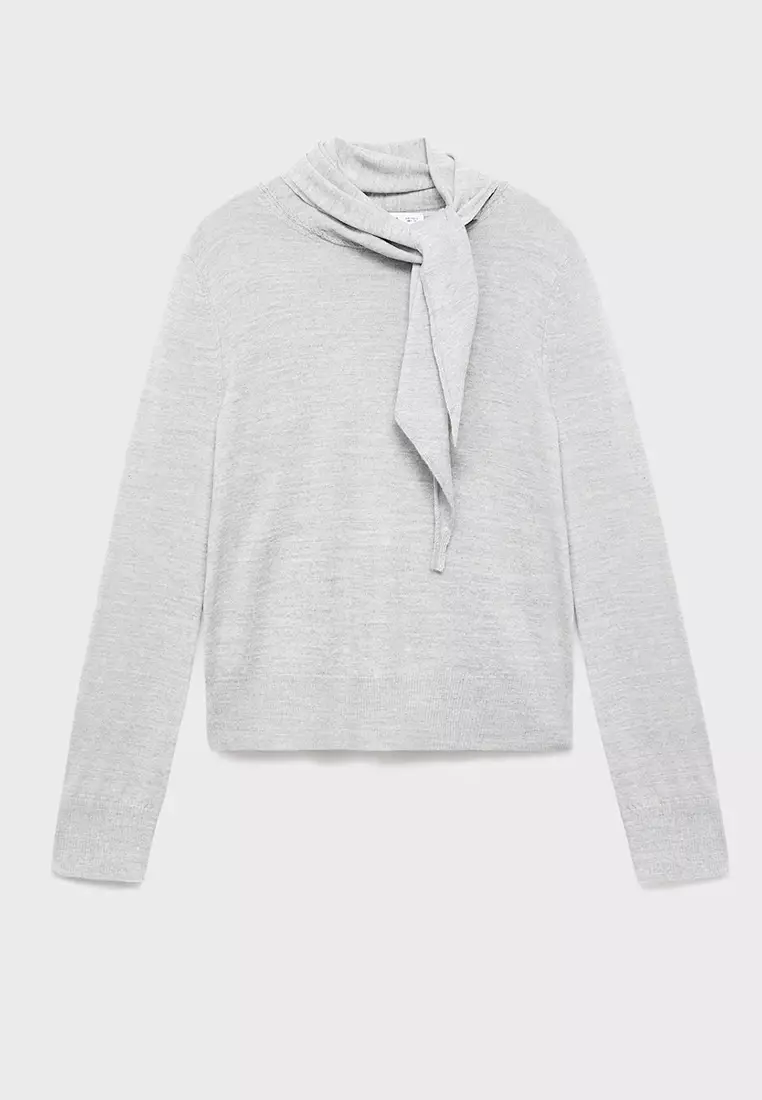 Turtleneck Sweater With Knot