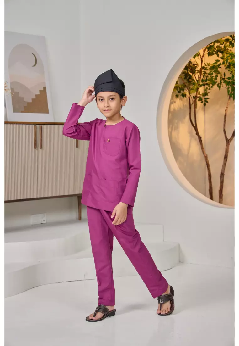 Baju Melayu Moden Teluk Belanga For Kids