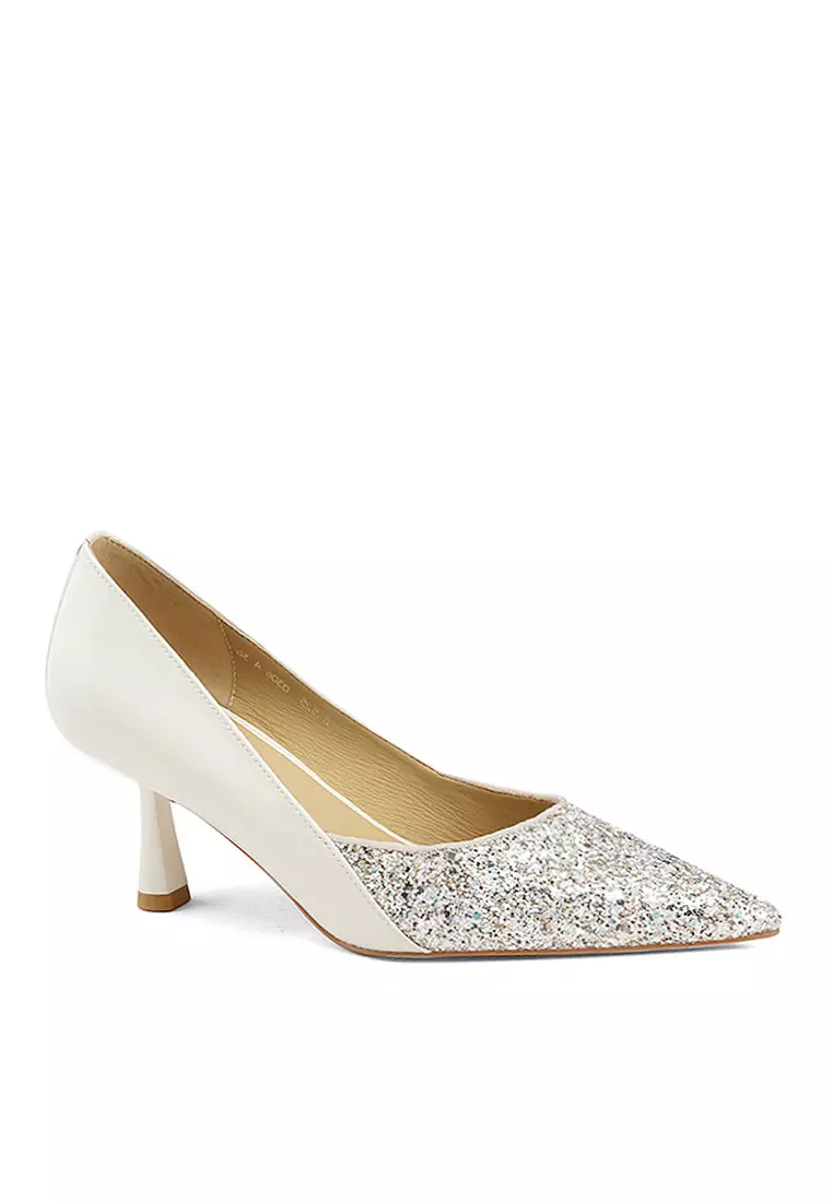 VANSA Elegant Glitter Patent Leather High Heel Pumps VSW H01070306 4