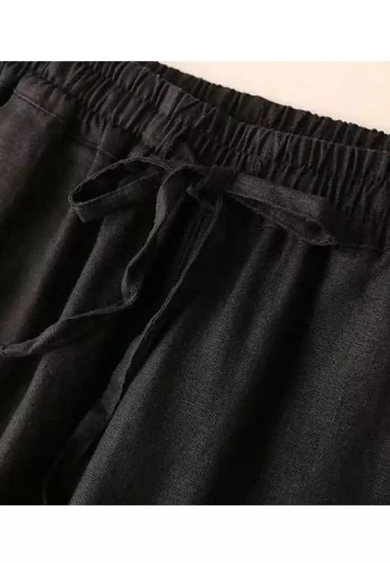 Big Size Cotton-flax Casual Pants RZ9020