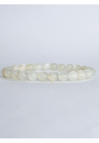 Jillian & Jacob Gemstones white White Moonstone Bracelet 8mm-17cm C6300AC82B61A9GS_1