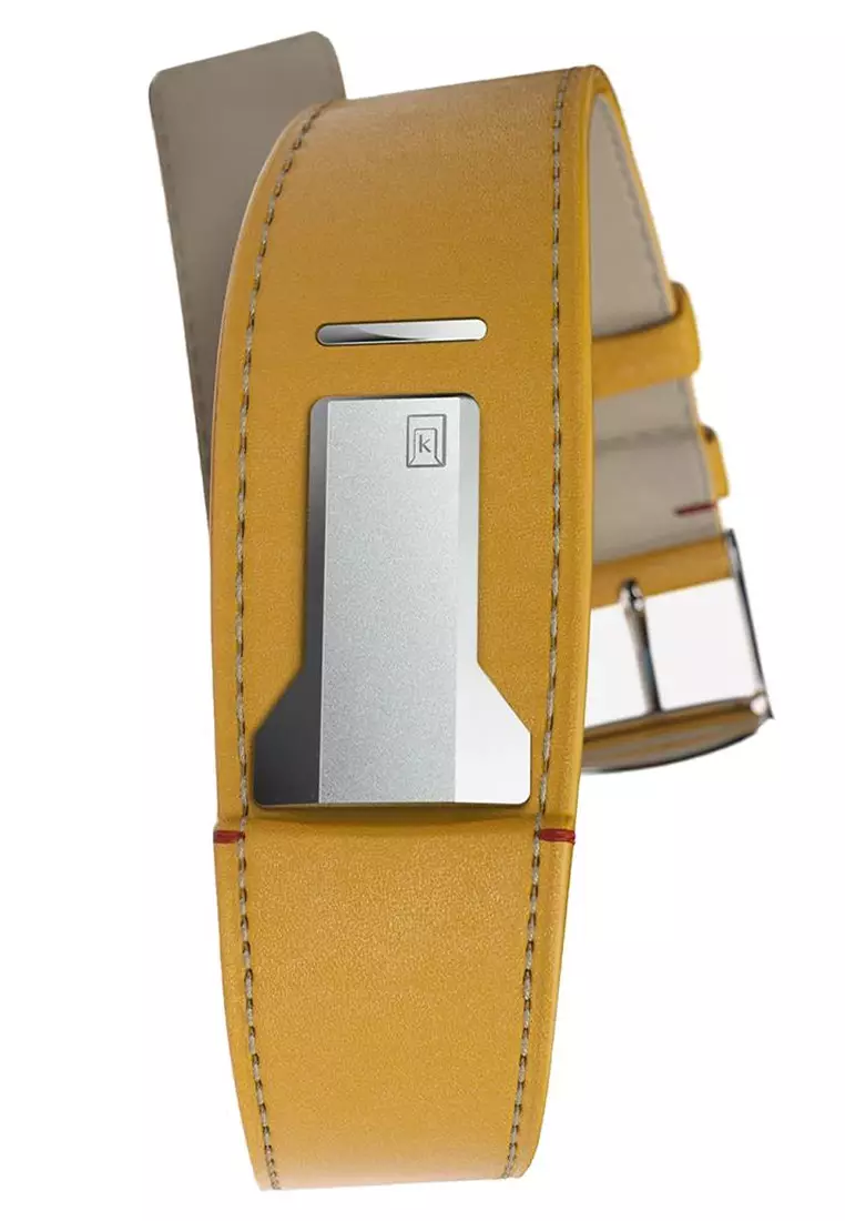 Klokers KLOK-01 Heritage - Jam Tangan Pria - Swiss Made - Yellow Leather Strap