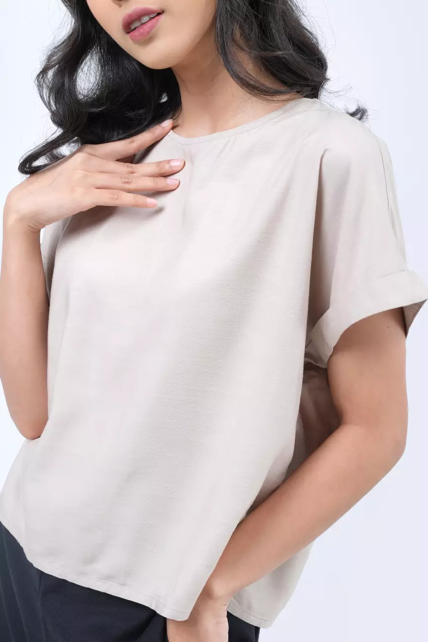 Kemeja Wanita Fae Khaki