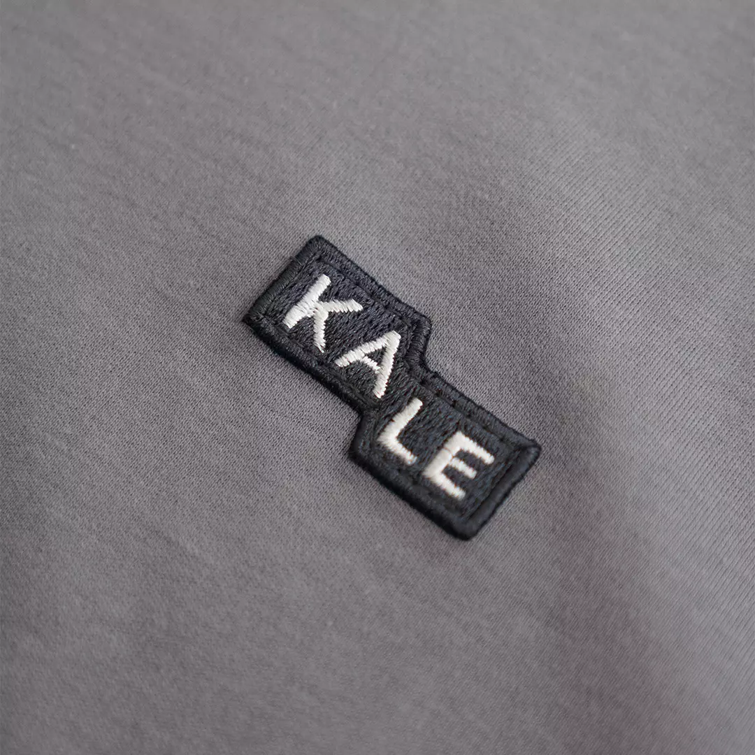 Kale PLUTO LIGHT GREY T-shirt Cotton Cloudy Boxy Fit - Kaos Korea - Atasan Kaos Pria - Kaos Basic Pria