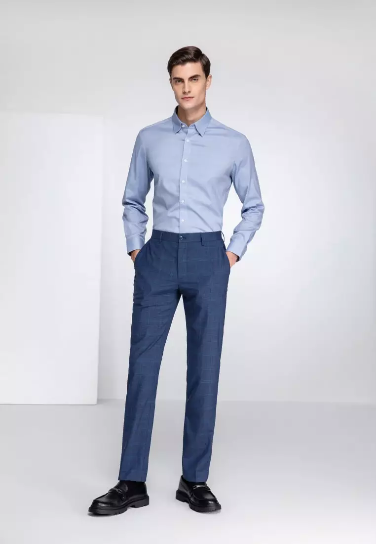 G2000 Non-Iron Cotton Stretch Smart Fit Oxford Shirt