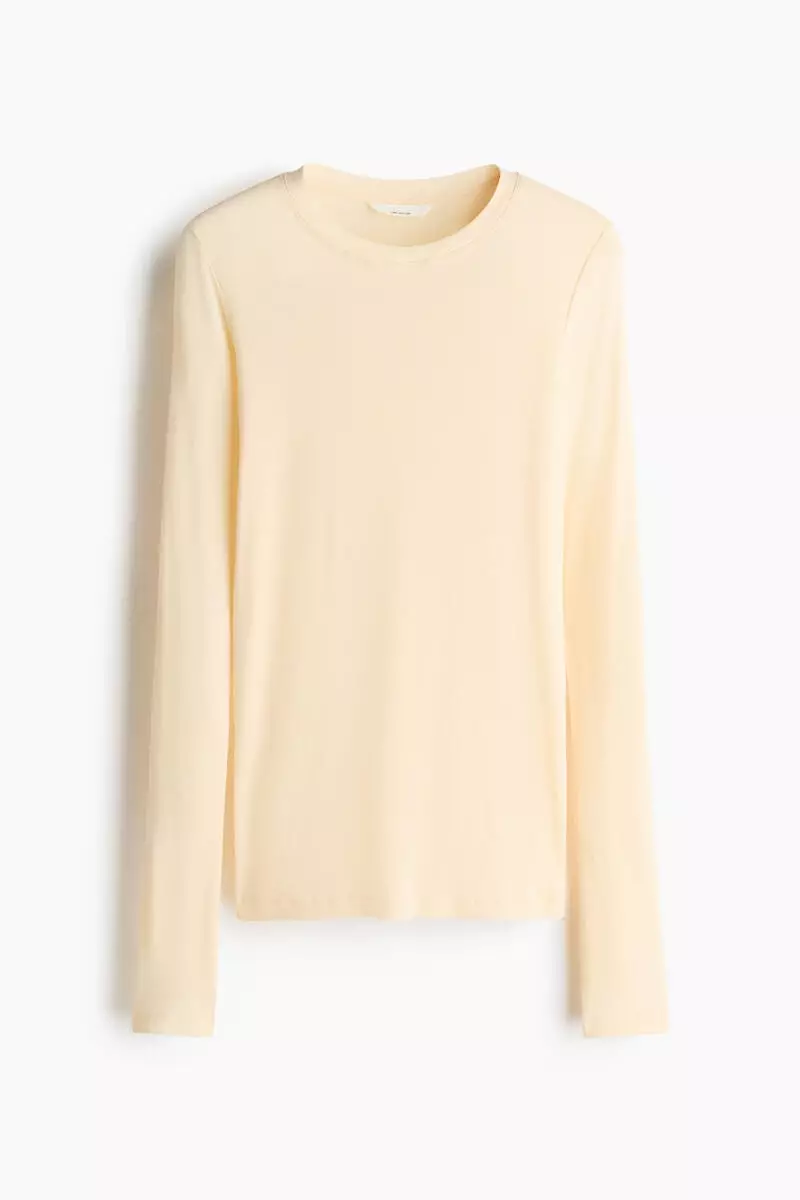 Pima cotton jersey top