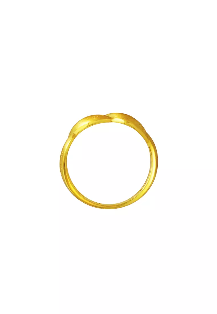 TOMEI Sri Puteri, The Anyaman Series Ring, Yellow Gold 916