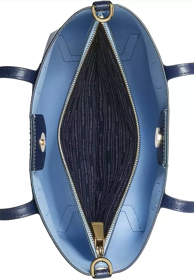 Bleecker Medium Crossbody Tote Bag In Parisian Navy KC925