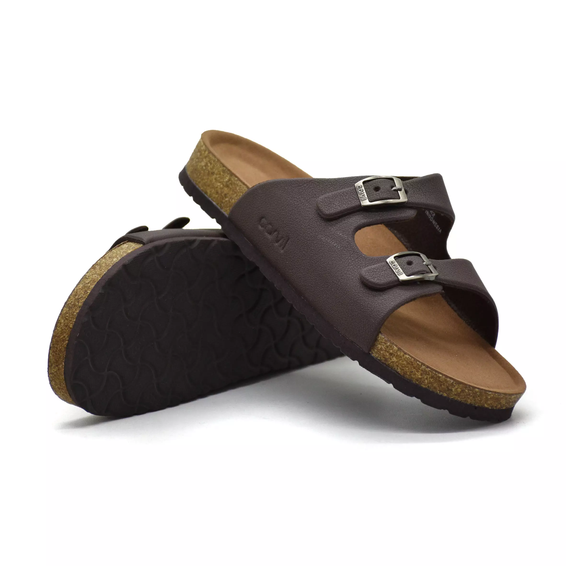 Carvil Sandal Anak Berlin-02 TP Dark Brown