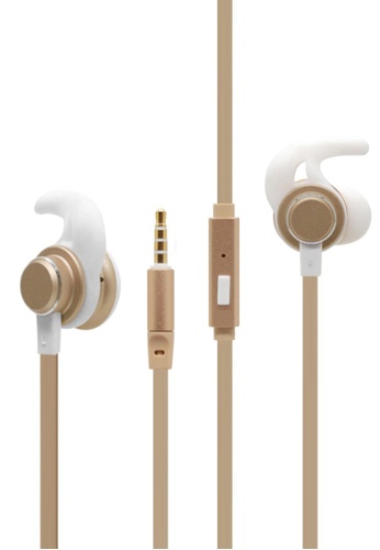 BAVIN gold BAVIN HX323 In ear Earphone Creative Design for Anti-fall Plus w/ Built-in Microphone Controller 8E35DES8A2A0EDGS_1