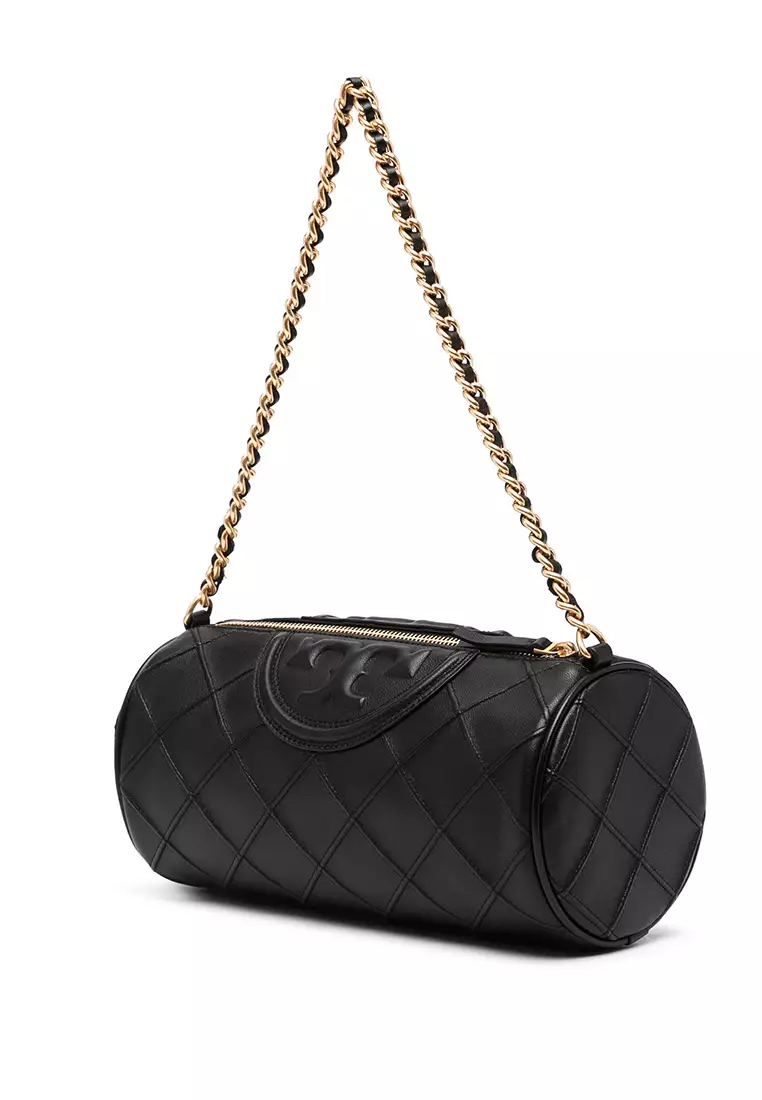 Tory burch black fleming bag online