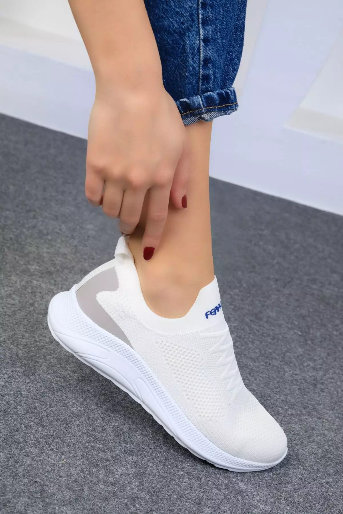 Round Toe Knit Shoes