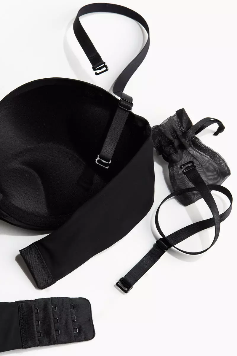 Microfibre super push-up balconette bra