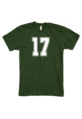 MRL Prints green Number Shirt 17 T-Shirt Customized Jersey F2284AA6626151GS_1