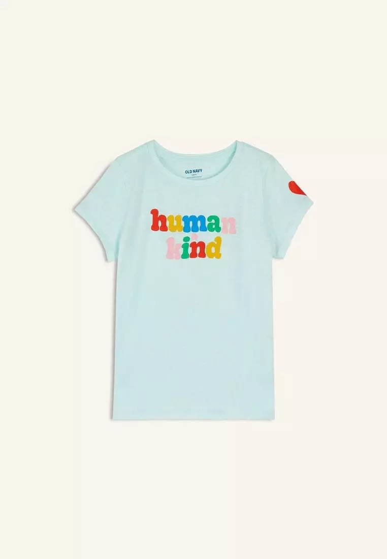 Buy Old Navy Short Sleeve Logo Graphic T Shirt for Girls 2024