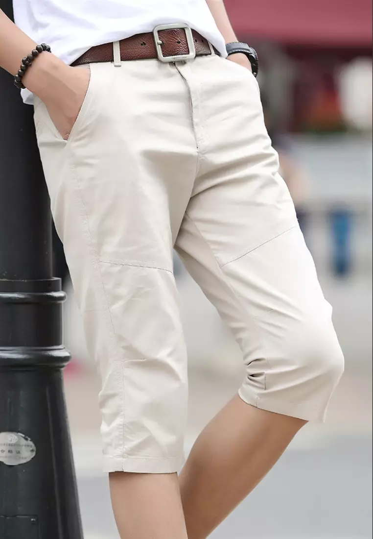 Mens capri trousers cheap