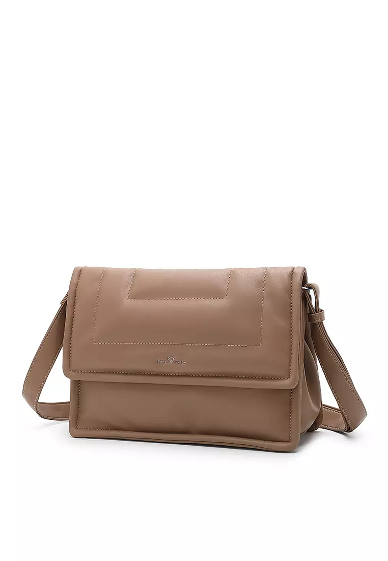 Skylar debossed logo online crossbody