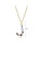 Glamorousky silver Fashion and Simple Plated Gold English Alphabet J Pendant with Cubic Zirconia and Necklace 5D01CACB286D27GS_2