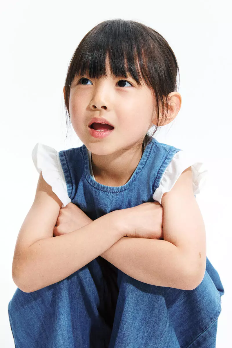 Cotton denim top