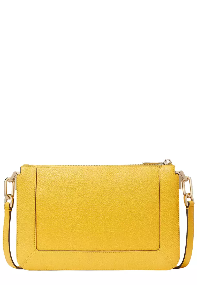 Lena Double Compartment Crossbody Bag in Daffodil KH430