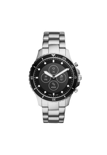 Fossil silver FB-01 HR Hybrid Smartwatch FTW7016 FEA10AC5E54D59GS_1