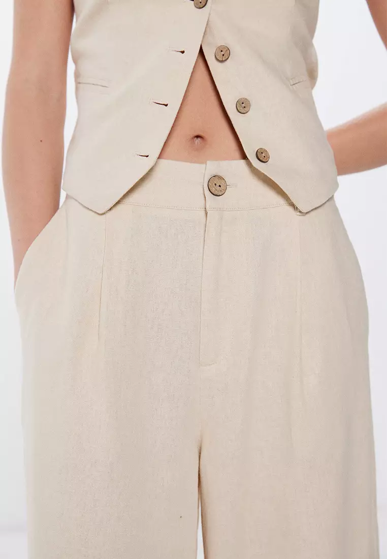 Wide Linen Pants