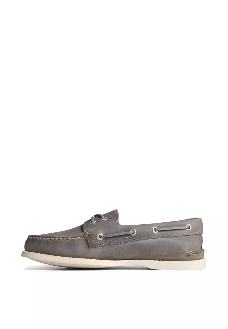 Mens grey hot sale deck shoes