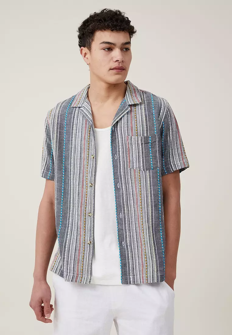 Guess riviera striped tee top