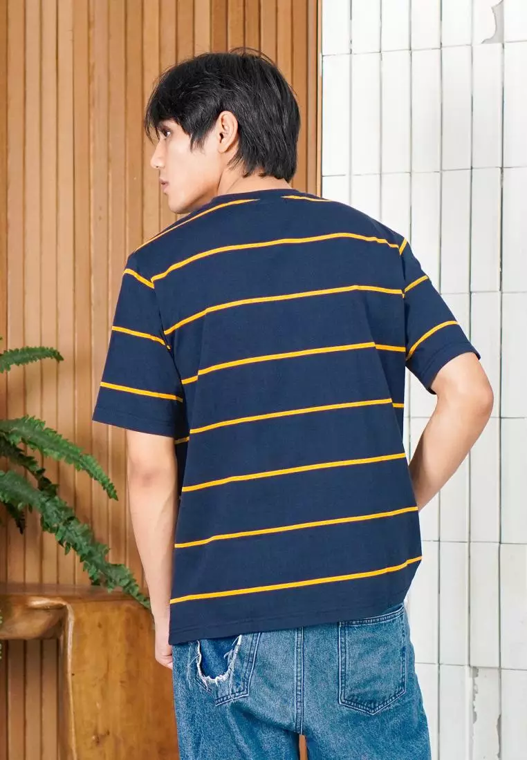 MATSUDA Kaos Oversize Stripe Tahirt Ritto