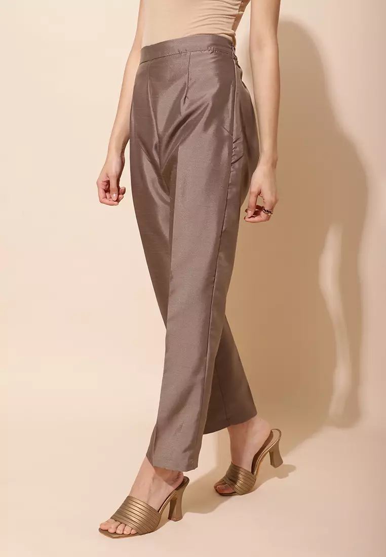 Chanira Festive Arifa Pants-Ash Grey