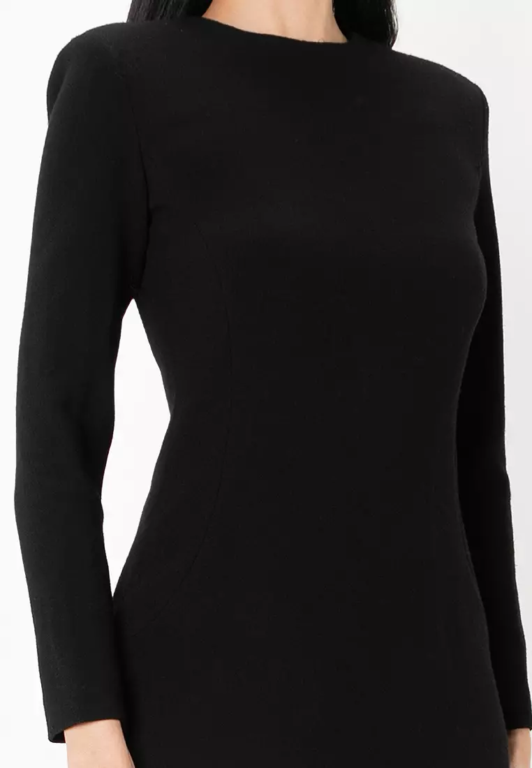 Shoulder Pads Mini Dress