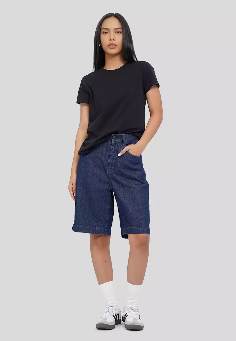 Basic Round Neck Cotton T-Shirt