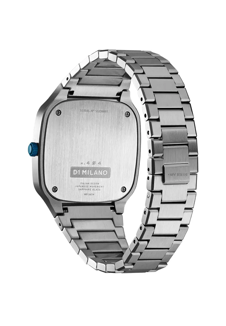 D1 Milano Square Bracelet 37 Mm - Silver D1-SQBJ01