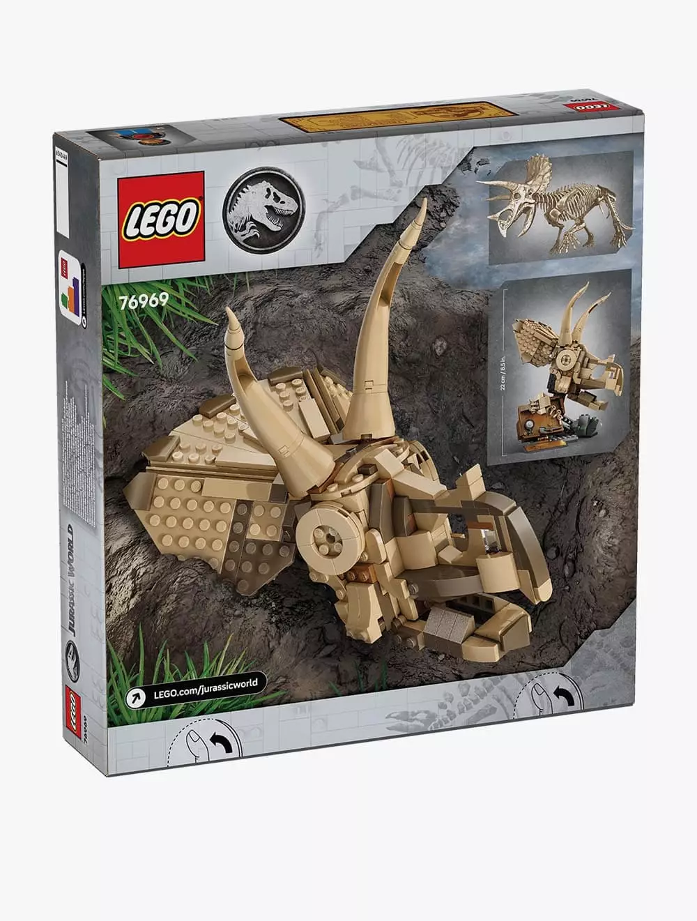LEGO® Jurassic World Dinosaur Fossils: Triceratops Skull - 76969