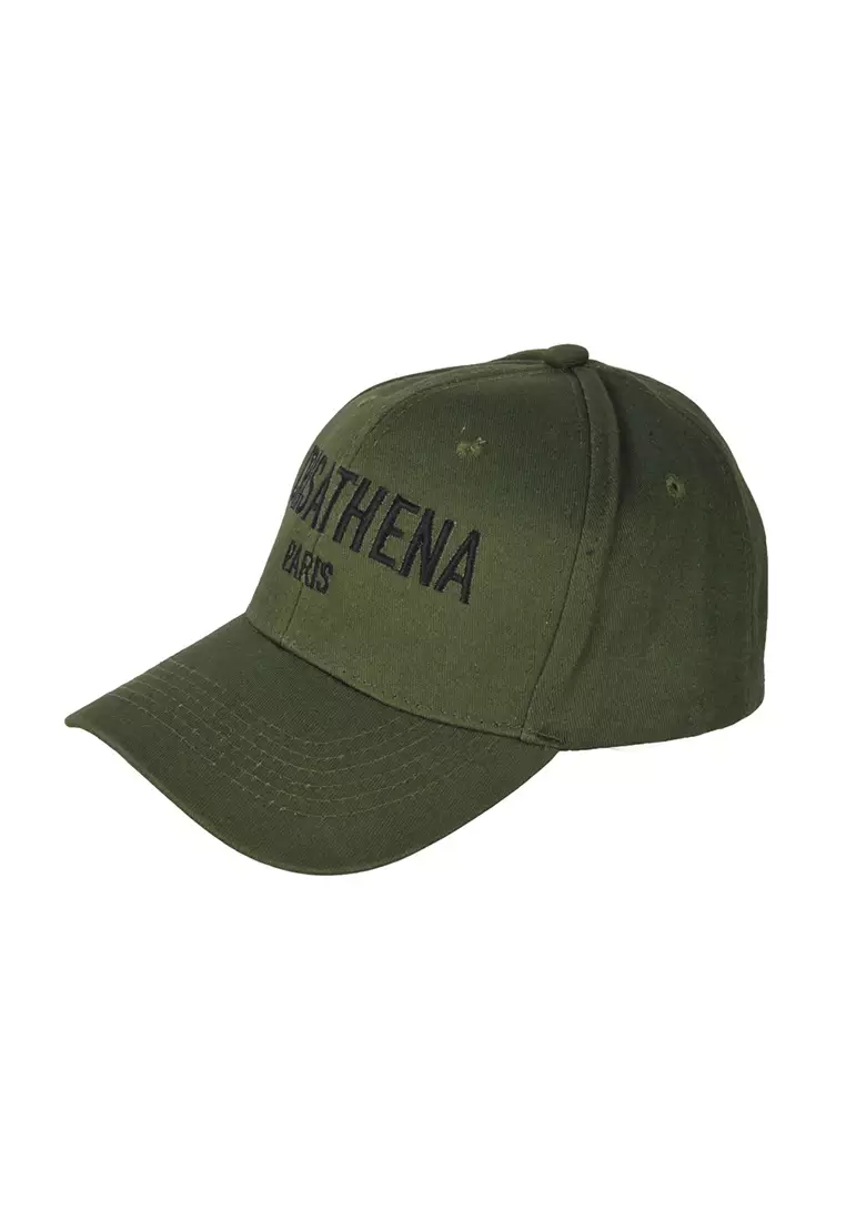 Paris embroidery "Large Logo" Cap in Green