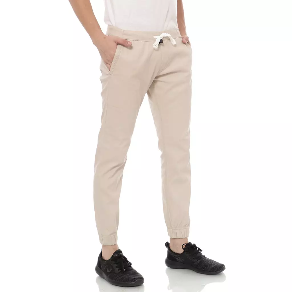 Jogger cream top